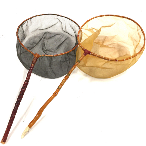 鮎 タモ網 釣り具 フィッシング用品 2点 セット まとめ 現状品